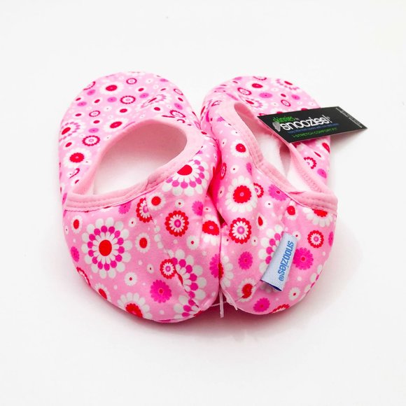 NWT Snoozies Women's Stretch Comfort Skinnies Sketch Pinky Medium 7/8 - Picture 3 of 6